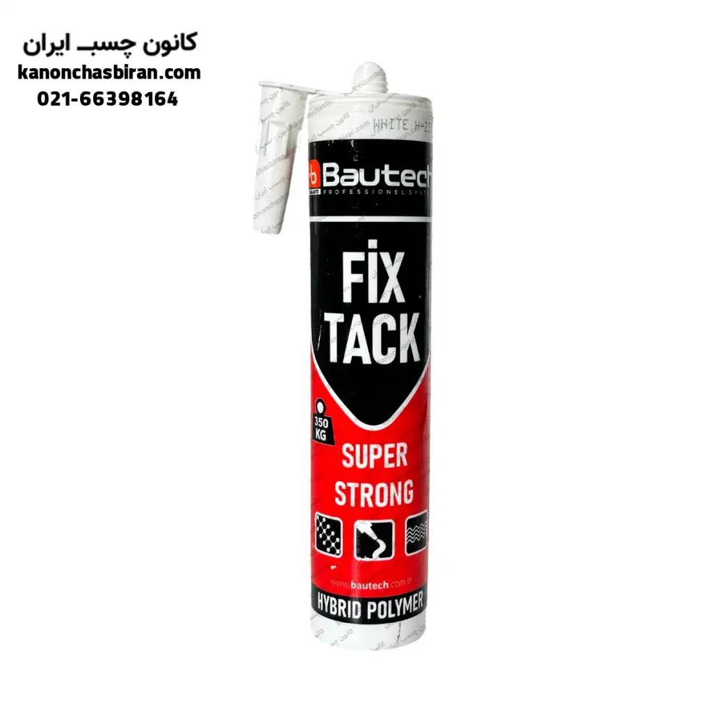 چسب هیبرید پلیمر بایوتک Bautech مدل Fix Tack حجم 350 گرم