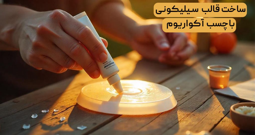 Making a silicone mold with aquarium glue